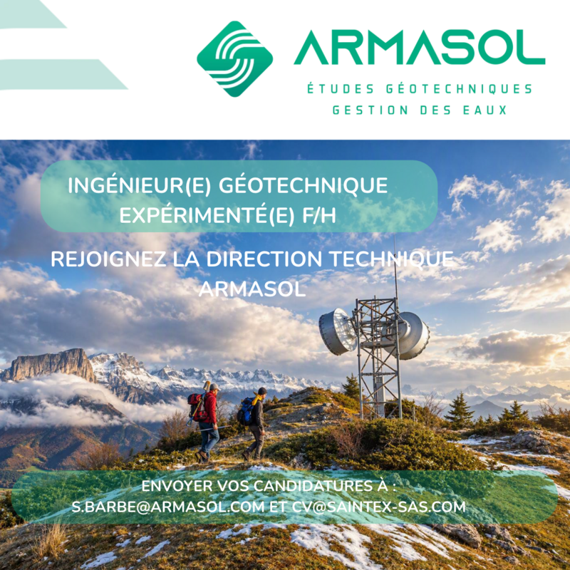 Ing&eacute;nieur(e) G&eacute;otechnique Exp&eacute;riment&eacute;(e) F/H