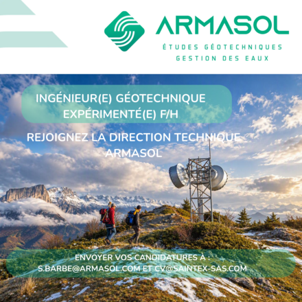 Ing&eacute;nieur(e) G&eacute;otechnique Exp&eacute;riment&eacute;(e) F/H